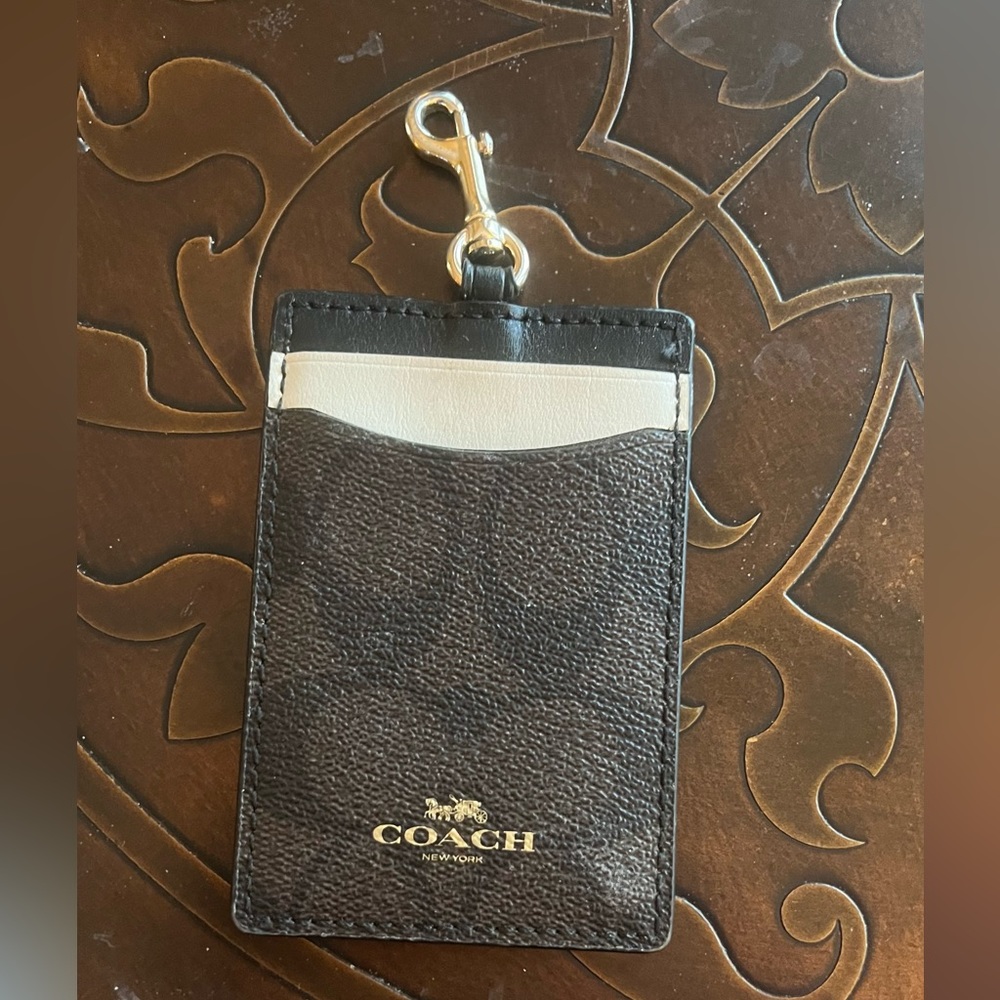 Coach Signature Lanyard/Wallet